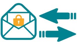 すべての通信・情報は暗号化の画像