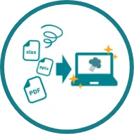 データ移行のアイコン